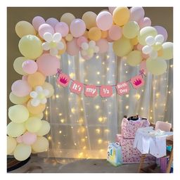 Special You Half Birthday Decoration DIY Combo Kit Pastel Theme  Pink- Pack of 93 Items-picture-29