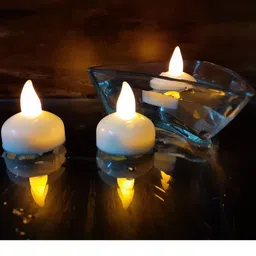 Afterstitch Yellow 3 pieces LED Light Candle image 3