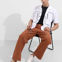 The Indian Garage Co Men Baggy Mid-Rise Jeans image 2