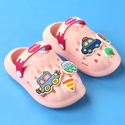 Oh! Pair Back Strap Closure Clogs - Pink image 2