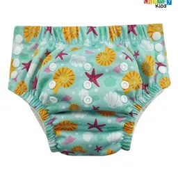 Chinmay Kids Reusable Swim Diaper Pants Pack of 2 Soft Adjustable and Leak-Proof Unisex Swimming Pool Wear for Infant Boys and Girls image 2