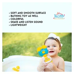 The little lookers Colorful Cute Attractive Bpa Free Activity Rattle Cum Teether For Infants/Babies/Kids/Toddlers Pack of 1( Colour May Vary ) image 5