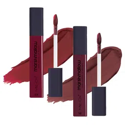ME-ON Set Of 2 Marshmallow Lip Mousse 6ml Each - Indian Maroon 03 & Spicy Sangria 18 image 1