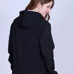 Gouri Women Typography Embroidered Hooded Sweatshirt image 5