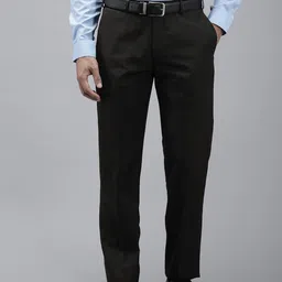 Park Avenue Men Mid-Rise Smart Trousers-image-35