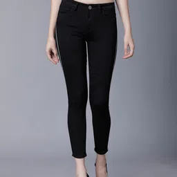 Tokyo Talkies Women Black Super Skinny Fit Mid-Rise Clean Look Stretchable Jeans-picture-32