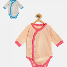 cherrytoes Infant Kids Pack Of 2 Solid  Sustainable Bodysuits-picture-10
