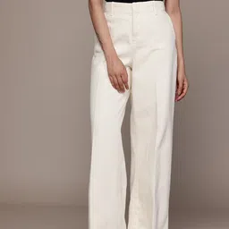 MANGO Women Wide Leg Mid-Rise Jeans-image-87