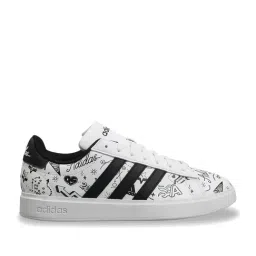 Adidas Men's GRAND COURT 2.0 White Casual Sneakers-image-11