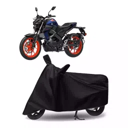 Auto Pearl Bike Cover for Yamaha MT 15 New BS6 (Black)-picture-19