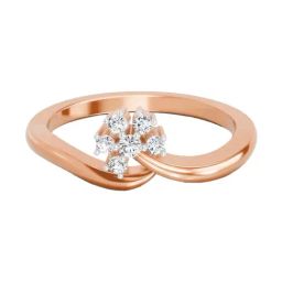 Sparkles Lab Grown Diamond 14k (585) Rose Gold Ring for Women-picture-40