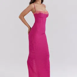 StyleCast Lace Inserts Maxi Dress image 4