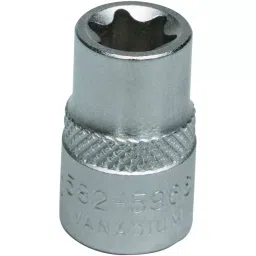 kennedy Kennedy-Pro 3/8 Inch Square Drive 6 Point Torx Socket Size - E16 mm-picture-28