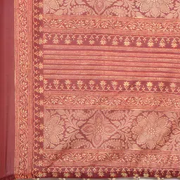 Tasarika Ajrak Printed Chanderi Saree image 5