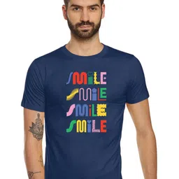 Tantra Smile Typography Printed Cotton T-shirt-picture-18