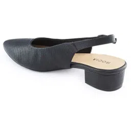 Rocia by Regal Women's Black Back Strap Sandals image 5