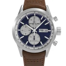 Raymond Weil Men Navy Blue Freelancer Chronograph Analogue Watch 7732-TIC-50421-image-21