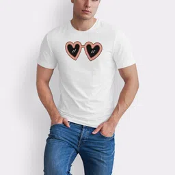 Seekbuylove Men Typography Printed Round Neck Short Sleeve Bio Finish T-shirt image 3