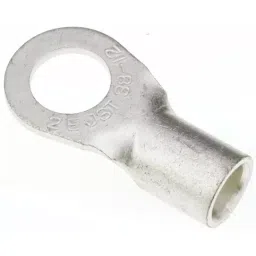 JST (JAPAN SOLDERLESS TERMINALS) R Uninsulated Ring Terminal 12mm Stud Size 26.6mm² to 42.4mm² Wire Size, 38-12 (Pack of 10 Pcs) image 2
