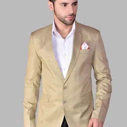BOWLIFESTYLE Men Notched Lapel Single-Breasted Blazer-picture-14
