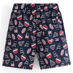 Honeyhap Premium 100% Cotton Woven Boxers Skateboard Print Pack of 2 - Red & Black image 3