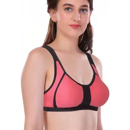 FEATHER LINE Colourblocked Bra Full Coverage image 5