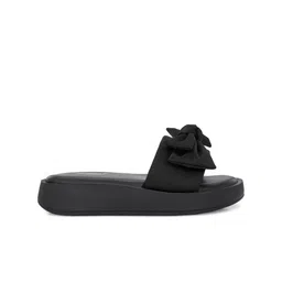 knoos Women Flatform Sandals with Bows image 3