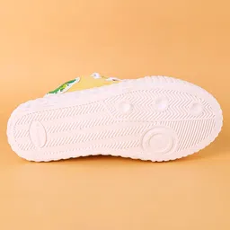 Cute Walk by Babyhug Lace Up Closure Casual Shoes With Dino Patch Applique - Yellow image 5