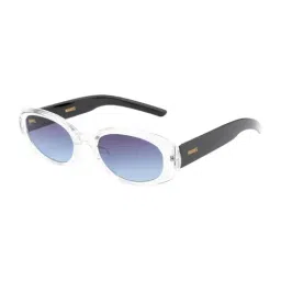 MAGNEQ Purple UV Protection Oval Unisex Sunglasses-picture-23