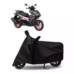Auto Pearl Bike Cover for Yamaha Aerox 155 Maxi BS6 (Black)-picture-25