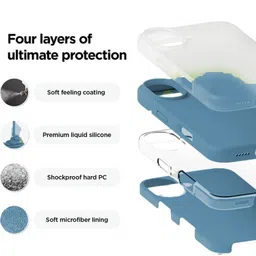 TREEMODA Solid iPhone 16 Impact Resistant Back Case image 4