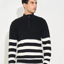 Peregrine by Pantaloons Men Striped Pullover-picture-34