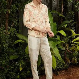 Campus Sutra Men Comfort Floral Opaque Printed Casual Shirt-picture-28