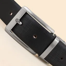 GIL Men Textured Leather Reversible Formal Belt image 4