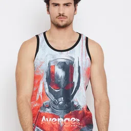 Marvel by Wear Your Mind Men Black Printed Round Neck T-shirt-picture-30