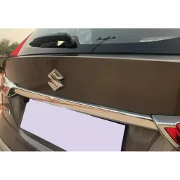 IB BASICS Stainless Steel Chrome Finish Dicky Garnish for Maruti Suzuki Alto 800 image 1