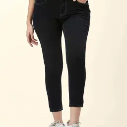 People by Pantaloons Black Cotton Mid Rise Jeans-image-65