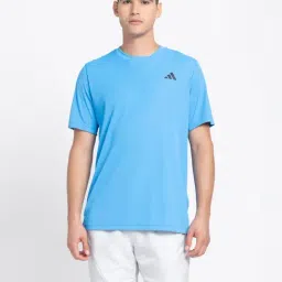 Adidas Blue Regular Fit Sports T-Shirt-picture-18