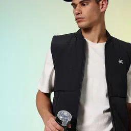 HRX by Hrithik Roshan Mock Collar Sports Running Padded Jacket-picture-30