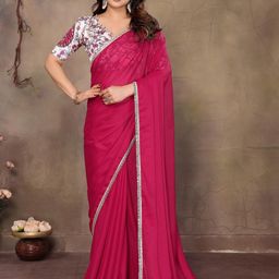 KALINI Gotta Patti Poly Georgette Saree-image-46