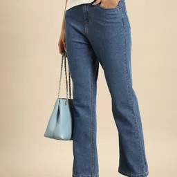 all about you Women Straight Fit High-Rise Light Fade Stretchable Jeans image 1