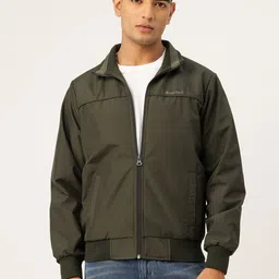 Monte Carlo Solid Mock Collar Padded Jacket-picture-27