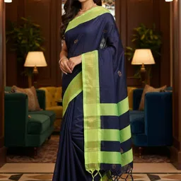 A S CREATION Woven Design Zari Art Silk Kanjeevaram Saree image 2