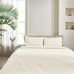 DDECOR Live beautiful Geometric Victorian Marshmallow 210 TC Cotton Comforters - Set of 3-picture-30