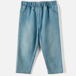 Juniors by Babyshop Girls Pure Cotton Slim Fit Mid Rise Jeans-picture-11