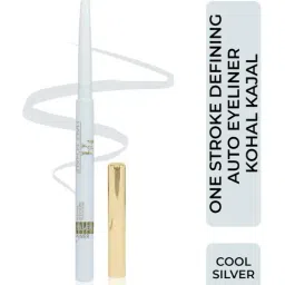 Half N Half One Stroke Defining Auto Eyeliner Kohl Kajal Cool Silver - 0.3 gm-picture-19