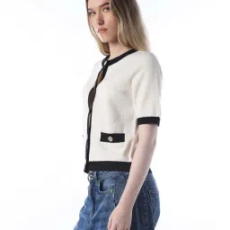 Only Beige Regular Fit Cardigan image 4