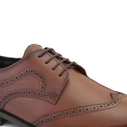 FELELOZ LONDON Men Lace-Ups Round Toe Formal Brogues image 2