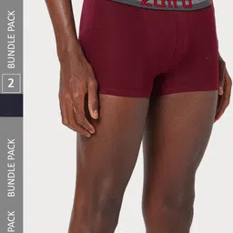 Zoiro Men Pack Of 2 Cotton Trunks-picture-32