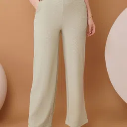 Chemistry Women Original Straight Fit High-Rise Trousers-image-10